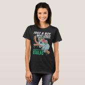 Nur ein Junge, der Koalas Koala Bärenoutfit Liebe T-Shirt (Vorne ganz)