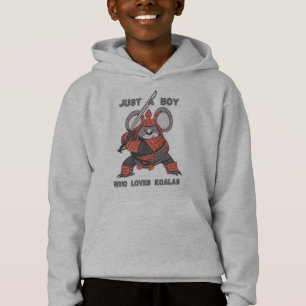 Nur ein Junge, der Koalas liebt Hoodie