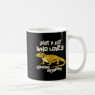 Nur ein Junge, der Komodo-Drachen Reptilien Tiere Kaffeetasse