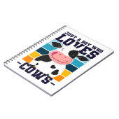 Nur ein Junge, der Kühe Liebe Notizblock (Linke Seite)