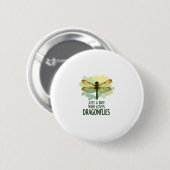 Nur ein Junge, der Libellen liebt. Libellen Ziehen Button (Vorne & Hinten)