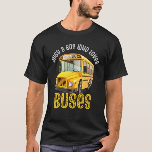 Nur ein Junge, der Liebe Schule Busse Niedlich. Dr T-Shirt (Vorderseite)