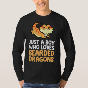Nur ein Junge, der Lieben Bärendrachen Reptile Liz T-Shirt