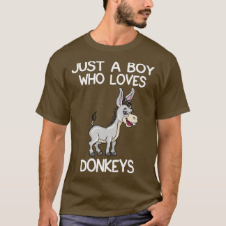 Nur ein Junge, der Lieben Donkeys 2 T-Shirt