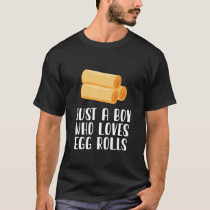 Nur ein Junge, der Lieben Ei rollt T-Shirt