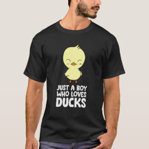 Nur ein Junge, der Lieben Enten Niedlich Duck T-Shirt