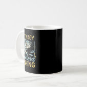 Nur ein Junge, der Lieben hat, Angler's Delight Ca Kaffeetasse (Vorderseite Links)