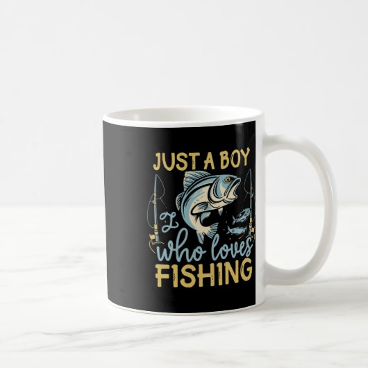 Nur ein Junge, der Lieben hat, Angler's Delight Ca Kaffeetasse (Rechts)