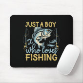 Nur ein Junge, der Lieben hat, Angler's Delight Ca Mousepad (Mit Mouse)