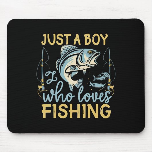 Nur ein Junge, der Lieben hat, Angler's Delight Ca Mousepad (Vorne)