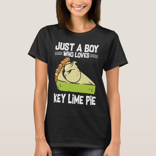 Nur ein Junge, der Lieben Key Limon Pie T-Shirt (Vorderseite)