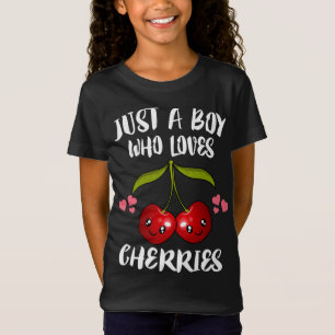 Nur ein Junge, der Lieben Kirschen Obst Lover T-Shirt