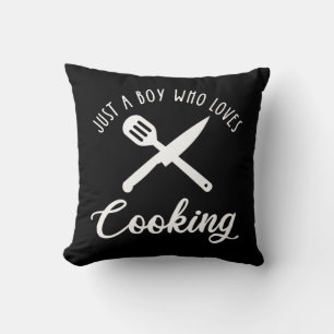 Nur ein Junge, der Lieben kocht Kissen