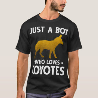 Nur ein Junge, der Lieben Kojotes Tierfreunde für T-Shirt