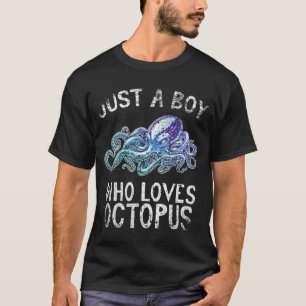 Nur ein Junge, der Lieben Kraken macht T-Shirt