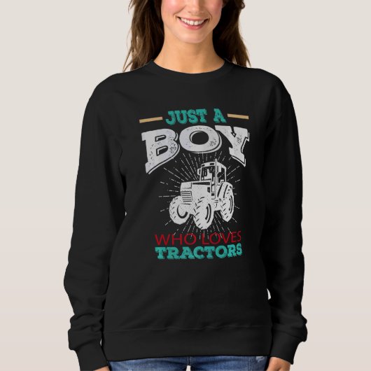 Nur ein Junge, der Lieben Lehrer Bauer Future Trac Sweatshirt (Vorderseite)