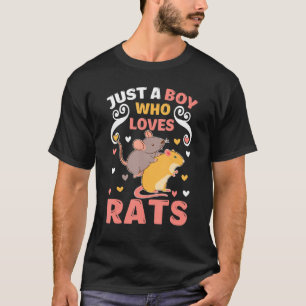 Nur ein Junge, der Lieben Rats Niedlichen Besitzer T-Shirt