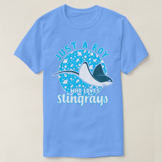 Nur ein Junge, der Lieben Stingrochen 3 T-Shirt (Design vorne)