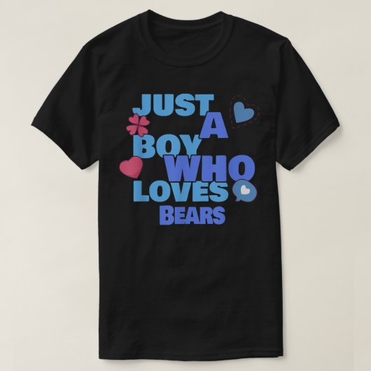 Nur ein Junge, der Lieben trägt T-Shirt (Design vorne)