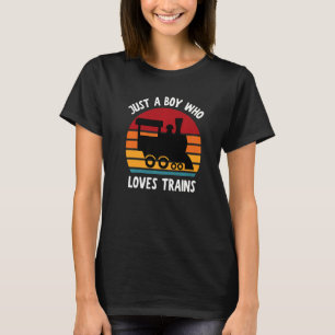 Nur ein Junge, der Lieben trainiert Jungen Kinder T-Shirt