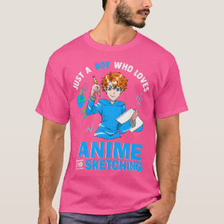 Nur ein Junge, der Lieben zittert und skizziert T-Shirt
