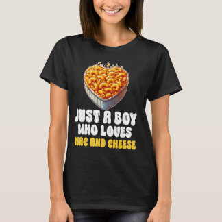 Nur ein Junge, der Mac & Käse Liebe American Macar T-Shirt