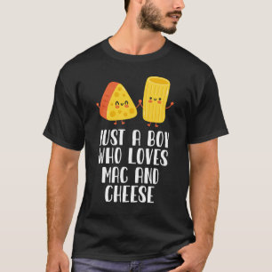 Nur ein Junge, der Mac und Käse Liebe T-Shirt