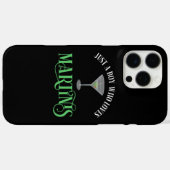 Nur ein Junge, der Martinis liebt Case-Mate iPhone Hülle (Rückseite (Horizontal))