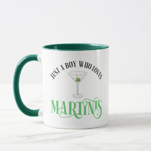 Nur ein Junge, der Martinis liebt Tasse