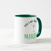 Nur ein Junge, der Martinis liebt Tasse (VorderseiteRechts)
