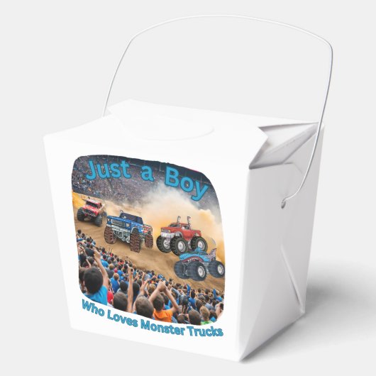 Nur ein Junge, der Monster Trucks Liebe Geschenkschachtel (Vorderseite)