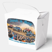 Nur ein Junge, der Monster Trucks Liebe Geschenkschachtel (Rückseite)