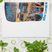 Nur ein Junge, der Monster Trucks Liebe Geschirrtuch (Gefaltet)