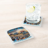 Nur ein Junge, der Monster Trucks Liebe Glasuntersetzer (Schrägansicht)