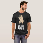 Nur ein Junge, der Möpsen Liebe T-Shirt (Vorne ganz)