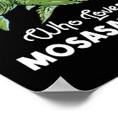 Nur ein Junge, der Mosasaurus Dinosaurier Liebe Poster (Ecke)