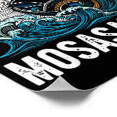 Nur ein Junge, der Mosasaurus liebt Poster (Ecke)