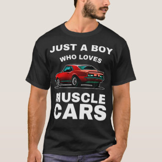 Nur ein Junge, der Muscle Cars Vintage Classic S l T-Shirt