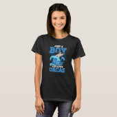 Nur ein Junge, der Orcas Ocean Animal Killer Liebe T-Shirt (Vorne ganz)