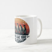 Nur ein Junge, der Pinguine Liebe Kaffeetasse (VorderseiteRechts)