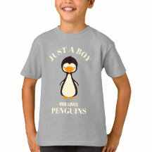 Nur ein Junge, der Pinguine Liebe