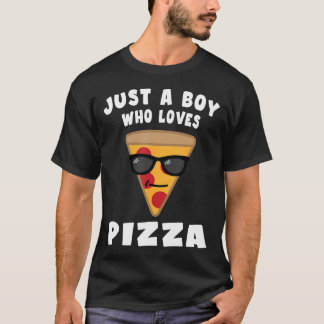 Nur ein Junge, der Pizza liebt T-Shirt