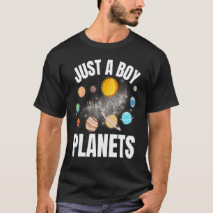 Nur ein Junge, der Planeten Weltraumwissenschaft L T-Shirt