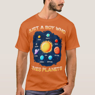 Nur ein Junge, der Planets I Science Chemistry Lie T-Shirt