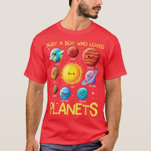Nur ein Junge, der Planets Solar System Space SA L T-Shirt