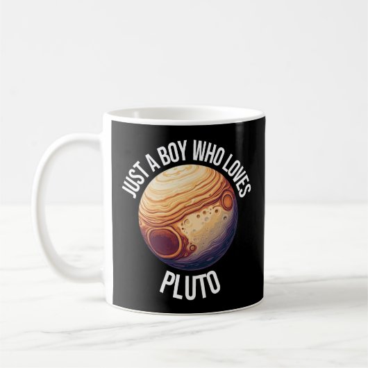 Nur ein Junge, der Pluto Liebe Kaffeetasse (Links)