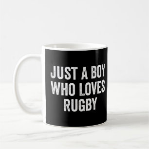 Nur ein Junge, der Rugby Player Lieben Kaffeetasse