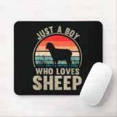 Nur ein Junge, der Schafe Recto Bauer Liebe Liebe Mousepad (Mit Mouse)