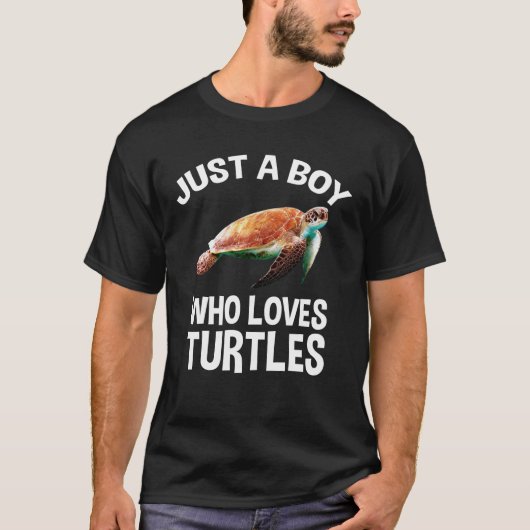 Nur ein Junge, der Schildkröten T-Shirt (Vorderseite)