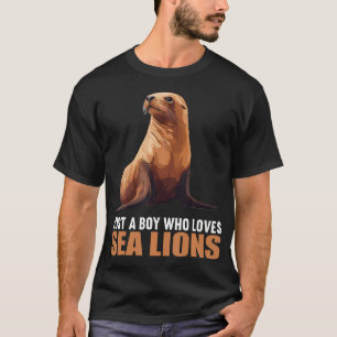 Nur ein Junge, der Seelöwen liebt. Seelöwen Seelöw T-Shirt